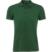 Sols Heren Perfect Pique Korte Mouw Poloshirt (Fles groen)