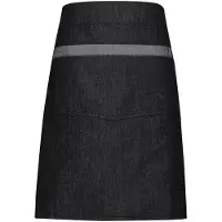 Premier Taille schort voor volwassenen (Zwarte denim)