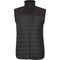 Mountain Warehouse Heren Turbine II Hybride Gewatteerd Gilet (Zwart)