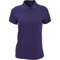 Sols Dames/dames Prime Pique Polo Shirt (Donkerpaars)