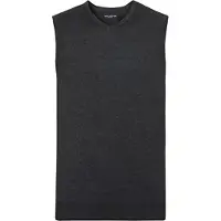 Russell athletic Russell Collectie Heren V-hals Mouwloos Gebreide Trui-trui-top / Trui-trui (Houtskool mergel)
