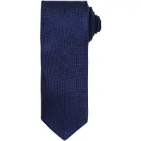 Premier Heren Micro Wafel Formele Work Tie (Marine)