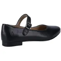 Hush puppies Dames Melissa Leren Mary Janes (Zwart)