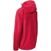 Trespass - Heren Corvo Waterbestendige Jas met Capuchon (Rood)