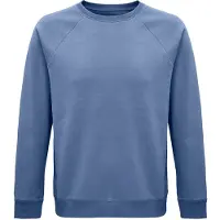 Sols Unisex Adult Space Organic Raglan Sweatshirt (Blauw)