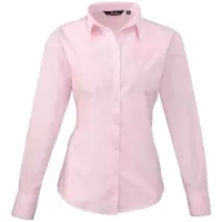 Premier Dames/Dames Shirt Met Lange Mouwen (Roze)