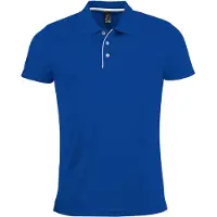 Sols Heren Performer korte mouw Pique Polo Shirt (Koningsblauw)
