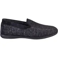 Cotswold Heren Stanley Moc Teen Volledige Slipper (Zwart)