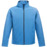 Regatta Opvallende Dames/dames Ablaze Afdrukbaar Soft Shell-jasje (Frans Blauw/Zwaar)