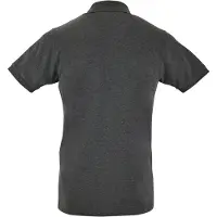 Sols Heren Perfect Pique Korte Mouw Poloshirt (Houtskool mergel)