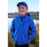 Mountain Warehouse Kinder/Kids Cannonball 3 in 1 Waterdichte Jas (Helder Blauw)