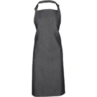 Premier Dames/Dames Kleuren Bipschort Met Zak / Werkkleding (Zwarte denim)