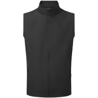 Premier Heren Windchecker Gerecycled Printbaar Gilet (Zwart)