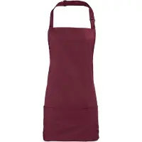 Premier Kleuren 2-in-1 schort / werkkleding (Pack of 2) (Bourgondië)
