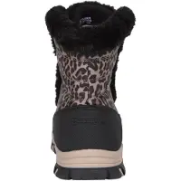 Mountain Warehouse Dames Ohio Luipaardprint Thermische Snowboots (Zwart)