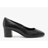 Hush puppies Dames/Dames Anna Leren Hofschoen (Zwart)