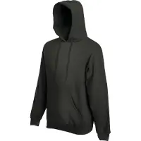 Fruit Of The Loom Heren Premium 70/30 Sweatshirt Capuchon / Hoodie (Charcoal)