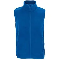Sols Uniseks Microfleece gerecyclede bodywarmer voor volwassenen (Koningsblauw)