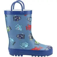 Cotswold Kinder/Kinder Puddle Robot Wellington Laarzen (Blauw)