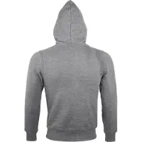 Sols Sherpa Unisex Zip-Up Hooded Sweatshirt / Hoodie (Grijze Mergel)