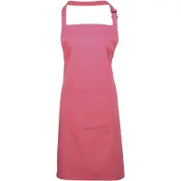 Premier Dames/Dames Kleuren Bipschort Met Zak / Werkkleding (Fuchsia)