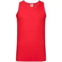 Fruit Of The Loom Unisex Adult Valueweight Athletic Tank Top (Rood)