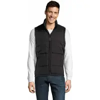 Sols Warm Unisex Gewatteerd Bodywarmer Jasje (Zwart)