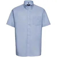 Russell athletic Russell Collection Heren Oxford Formeel Shirt (Oxford Blauw)