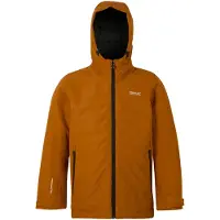 Regatta Frelton Waterdichte Jas voor Kinderen/Kinderen (Pompoen Spice/Zwart)