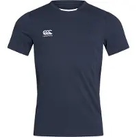 Canterbury Unisex T-shirt Club Dry voor volwassenen (Marine)