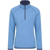Mountain Warehouse Dames/Dames Montana Half Zip Fleece Top (Donkerblauw)