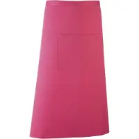 Premier Unisex Kleuren Barschort / Werkkleding (Lange Continentale Stijl) (Pakket van 2) (Heet Roze)