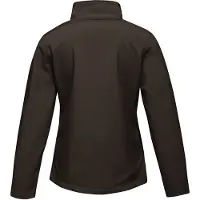 Regatta Opvallende Dames/dames Ablaze Afdrukbaar Soft Shell-jasje (Zwart/Klassiek Rood)