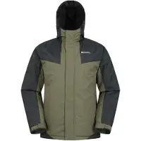 Mountain Warehouse Heren Dusk III Ski jas (Donkere kaki/zwart)