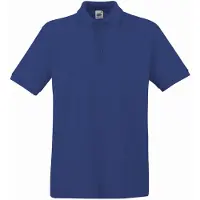 Fruit Of The Loom Premium Heren Poloshirt Met Korte Mouwen (Marine)