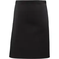 Premier Dames/Dames Mid-Length Apron (Pakket van 2) (Zwart)