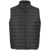 Sols Heren Stream Body Warmer (Houtskool Grijs Effen)
