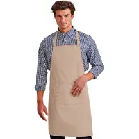 Premier Dames/Dames Kleuren Bipschort Met Zak / Werkkleding (Latte)