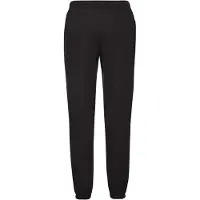 Fruit Of The Loom Heren Elastische manchet Joggingbroek (Zwart)