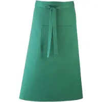 Premier Unisex Kleuren Barschort / Werkkleding (Lange Continentale Stijl) (Pakket van 2) (Smaragd)