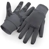 Beechfield Softshell Sporthandschoenen voor volwassenen van Unisex (Licht Grafiet)
