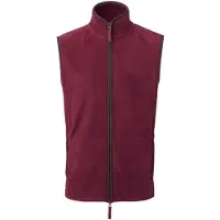Premier Heren Artisan Fleece Gilet (Bourgogne/Bruin)