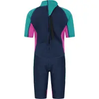 Mountain Warehouse Wetsuit met contrasterende panelen voor kinderen (Druif)
