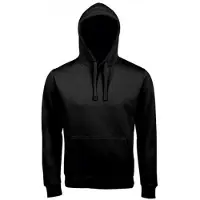 Sols Unisex Volwassenen Spencer Hooded Sweatshirt (Zwart)