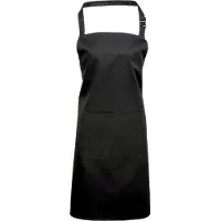 Premier Dames/Dames Kleuren Bipschort Met Zak / Werkkleding (Pakket van 2) (Zwart)