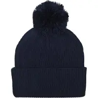 Umbro Unisex Bobble Beanie met logo voor volwassenen (Marine)