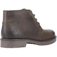 Cotswold Stroud Menselijke Leren Leren Kant Schoenlaarzen (Khaki)
