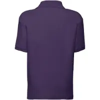 Fruit Of The Loom Kinder/Kinder 65/35 Effen Piqué Poloshirt (Paars)