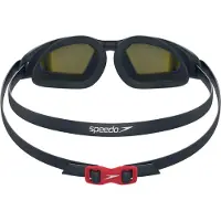 Speedo Unisex zwembril Hydropulse gespiegeld voor volwassenen (NAVY/BLAUW)