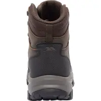 Trespass Heren Stride Leder Wandelschoenen (Donkerbruin)